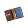 Fasjosma Leather Cover Compatible for Rite in the Rain Top Spiral Notebook, Handmade 3" x 5" Top bound Notebook Cover Writing Pads Holder, Mini Pocket notepad holder - Brown.