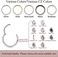 PEAKLINK 16G 18G 316L Stainless Steel CZ/OPAL Septum Piercing Septum Clicker Ring Hinged Nose Ring Daith Earrings Conch Piercing Jewelry Helix Cartilage Tragus Lobe Belly Hoop Earring.