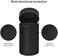 مجموعة حقائب عدسات كاميرا DSLR من ARVOK مقاومة للماء، 4 أحجام لكاميرات Nikon وTamron وSigma وPentax وSony وOlympus وPanasonic وغيرها (أسود).