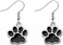 FEELMEM Dog Paw Earrings Cute Paw Print Dangle Earrings Dog Jewelry Gift for Dog Lover Dog Mom and Women Girls.