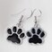 FEELMEM Dog Paw Earrings Cute Paw Print Dangle Earrings Dog Jewelry Gift for Dog Lover Dog Mom and Women Girls.