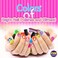 FUN KIDZ Nail Polish Pens Combo Kit, Nail Art Kit For Girls Ages 6 And Up Peelable Nail Polish For With Glitter Acrylic Nail Stickers 3D Nail Decoration Accessories Kit.