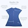SleepingBaby Zipadee-Zip Transition Swaddle with Zipper, Polyester, Spandex - Roomy Baby Wearable Blanket for Easy Diaper Changes - Classic Navy, Large (12-24 Month- 2 Pack.