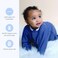 SleepingBaby Zipadee-Zip Transition Swaddle with Zipper, Polyester, Spandex - Roomy Baby Wearable Blanket for Easy Diaper Changes - Classic Navy, Large (12-24 Month- 2 Pack.