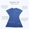 SleepingBaby Zipadee-Zip Swaddle with Zipper Convenience - Baby Swaddle Transition Blanket (Polyester- Classic Navy - Medium (6-12 Month- 2 Pack.