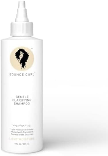 Bounce Curl Enzyme Gentle Clarifying Shampoo.