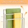 DECLUTTR Freestanding Towel Rack, 3 Tier Stainless Steel Towel Bar Stand for Bathroom, Chrome Plated.