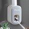 iHave Toothpaste Dispenser Wall Mount for Bathroom Automatic Toothpaste Squeezer (Gray.
