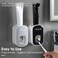 iHave Toothpaste Dispenser Wall Mount for Bathroom Automatic Toothpaste Squeezer (Gray.