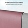 Aothia Leather Desk Pad Protector, Mouse Pad, Office Desk Mat, 31. 5" x 15. 7" Non-Slip PU Leather Desk Blotter, Laptop Desk Pad, Waterproof Desk Writing Pad for Office and Home (Dark Pink.