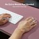 Aothia Leather Desk Pad Protector, Mouse Pad, Office Desk Mat, 31. 5" x 15. 7" Non-Slip PU Leather Desk Blotter, Laptop Desk Pad, Waterproof Desk Writing Pad for Office and Home (Dark Pink.