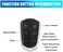 X AUTOHAUX New Car Keyless Remote Key Fob Shell Case Black HYQ2AB for Cadillac Escalade 2015 2016 2017 2018.