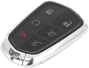 X AUTOHAUX New Car Keyless Remote Key Fob Shell Case Black HYQ2AB for Cadillac Escalade 2015 2016 2017 2018.