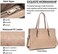 NUBILY Laptop Bag for Women Waterproof Lightweight Leather 15. 6 Inch Computer Tote Bag.