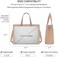 NUBILY Laptop Bag for Women Waterproof Lightweight Leather 15. 6 Inch Computer Tote Bag.