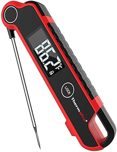 مقياس حرارة اللحوم الرقمي ThermoPro TP620 للقراءة الفورية، يستخدمه الطهاة المحترفون للقلي العميق والشواء والتدخين والطهي والحلويات.