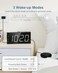 Roxicosly Loud Alarm Clock with Bed Shaker for Heavy Sleeper, Dual Vibrating Alarm Clock with USB Charger for Hearing-impaired Deaf, 7. 5&rsquo;&rsquo; Large LED Display with Dimmer, Snooze, 12/24HBattery Backup.
