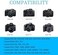 مجموعة محول طاقة التيار المتردد Kimaru ACK-E18 DR-E18 DC Coupler LP-E17 Dummy Battery AC لكاميرات Canon EOS Rebel SL2 SL3 T6i T6S T7i T8i 200D 200D II 250D 750D 760D 800D 77D 8000D Kiss X8i X9i X10.