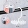 AUEAR, 8 Pack 360 Degree Rotating Scarf Hanger 20 Hooks Twirl Plastic Ties for Women Men Home Bedroom Supplies (White.
