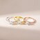 EAMTI 925 Sterling Silver 1. 25 CT Round Solitaire Cubic Zirconia Engagement Ring Halo Promise Ring Size 4-11. 5.
