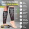 BLITZU Calf Compression Sleeve for MenWomen Footless Compression Socks Support Runners Leg Sleeve Shin Splints Pain Relief.