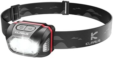 klarus HM1 Head Torch Rechargeable, Led Super Bright Headlamp, 440 Lumens 70 Hours Max Runtime, 1800mAh Battery IPX6 Waterproof for Running Lights.