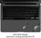 CaseBuy MacBook Pro 13 inch Palm Rest Protector, Wrist Rest Cover with Trackpad Skin for 2023 2022 2021 2020 MacBook Pro 13 inch M2 M1 A2338 A2289 A2251, Space Grey.