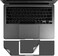 CaseBuy MacBook Pro 13 inch Palm Rest Protector, Wrist Rest Cover with Trackpad Skin for 2023 2022 2021 2020 MacBook Pro 13 inch M2 M1 A2338 A2289 A2251, Space Grey.