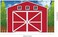 Chiazllta Barn Door Backdrop Farm Theme Birthday Party Decorations Animals Trunk or Treat Halloween Party Background Accessory for Baby Shower Banner Decoration Supplies.