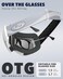 Findway Skibrille fr Brillentrger Herren Damen,Snowboardbrille mit Magnetischen Wechselglsern,Snowboard Brille Magnet Brillentrger Polarisierend OTG,Anti Fog, Allwetter Verspiegelt Skibrille.