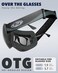 Findway Skibrille fr Brillentrger Herren Damen,Snowboardbrille mit Magnetischen Wechselglsern,Snowboard Brille Magnet Brillentrger Polarisierend OTG,Anti Fog, Allwetter Verspiegelt Skibrille.