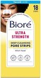 Bior&eacute; Biore Witch Hazel Blackhead Remover Pore Strips, Nose Strips, Clears Pores up to 2x More than Original Pore Strips, features C-Bond Technology, Oil-Free, Non-Comedogenic Use, 18 Count.