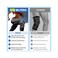 BLITZU Knee Brace for WomenMen, 2 Pack Compression Knee Brace, Knee Support Sleeve for Pain Relief, Running, Workout, Sports, Knee Braces for ACL, Meniscus Tear, Arthritis and Injury Recovery Beige L.