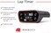 جهاز قياس الأداء الرسمي RACEBOX 10Hz GPS مع تطبيق جوال - مؤقت لفات السيارة ومقياس السحب - مسجل بيانات مقياس التسارع للسباقات.
