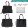 KTMOUW Women Laptop Bag Leather Work Tote 15. 6 Inch Laptop Computer Bag Business Shoulder Messenger Bag.