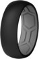 ThunderFit Men Breathable Air Grooves Silicone Wedding Rings, Rubber Engagement Bands 7. 8mm Wide 1. 8mm Thick - 1/2/3/4/6/7 Variety Multipack.