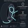 ThunderFit Men Breathable Air Grooves Silicone Wedding Rings, Rubber Engagement Bands 7. 8mm Wide 1. 8mm Thick - 1/2/3/4/6/7 Variety Multipack.