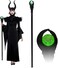 ddxx 51Inch Green LED Light Maleficent Staff Magical Scepter Wand Wizard.