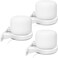 Delidigi 3 Pack ABS Wall Mount Compatible with Nest WiFi Router- AC2200 Bracket Holder Shelf for Nest WiFi Point [Built-in Cable Management](3 Pack, White.