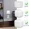 Delidigi 3 Pack ABS Wall Mount Compatible with Nest WiFi Router- AC2200 Bracket Holder Shelf for Nest WiFi Point [Built-in Cable Management](3 Pack, White.