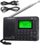 ZHIWHIS Portable Bluetooth Radio, FM AM Shortwave Radios with Sleep Timer and Preset Function, Rechargeable Digital Recorder, Stereo MP3 Player with Lyric Display, Support Micro SD Card and AUX.