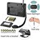 ZHIWHIS Portable Bluetooth Radio, FM AM Shortwave Radios with Sleep Timer and Preset Function, Rechargeable Digital Recorder, Stereo MP3 Player with Lyric Display, Support Micro SD Card and AUX.