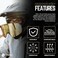 Havoc Racing Magnetic Frameless Goggles - For Motocross, Dirt Biking, Snowboarding, ATV,UTV - UV Blocking Anti-Fog Goggles.
