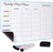 Yuc 15x11 inch Menu Board for Kitchen - Weekly Meal Planner Magnetic - Weekly Menu Board - Meal Plan - Menu Planner for Fridge - Fridge Menu Magnet.