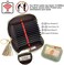 APHISON RFID Credit Card Holder Zipper Card Case Keychain Small Wallet for Women, 0-5GREEN（single zip, Modern.