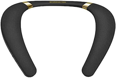 Monster Boomerang Neckband Bluetooth Speaker, Neck Wireless Wearable Speaker with 12H Playtime, True 3D Stereo Sound, Portable Soundwear, IPX7 Waterproof, for Home Sport Outdoor.