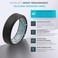 ThunderFit Men Breathable Air Grooves Silicone Wedding Ring Wedding Bands - 7 Rings / 4 Rings / 1 Ring.