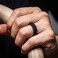 ThunderFit Men Breathable Air Grooves Silicone Wedding Ring Wedding Bands - 7 Rings / 4 Rings / 1 Ring.
