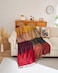 AIVIA Boho Throw Blanket, Colorful Chenille Jacquard Bohemian Chair Recliner Furniture Cover Aztec Hippie Throws Loveseat Sofa Blankets (60" x 75", Red Green Navy Yellow.