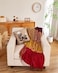 AIVIA Boho Throw Blanket, Colorful Chenille Jacquard Bohemian Chair Recliner Furniture Cover Aztec Hippie Throws Loveseat Sofa Blankets (60" x 75", Red Green Navy Yellow.